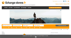 Desktop Screenshot of echange-donne.fr
